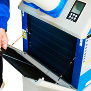 Water-Cooled Portable Air Conditioner by Global Industrial – 1.3 tons, Blue & Gray, Model WPW-4000
