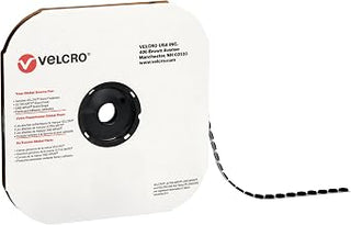 VELCRO Brand Velcro® Tape, Individual Dots, Hook, 3/4", Black, 1028/Case by Discount Shipping USA