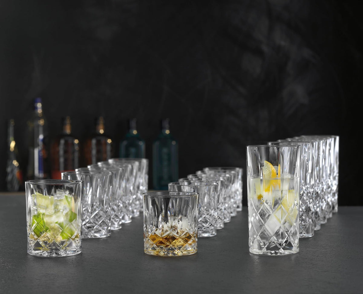 Spiegelau & Noblesse Cup Set 18 Pieces Z106785 Clear by Nachtmann – 375 milliliters, Crystal, Transparent, Pack of 18, Model 101764