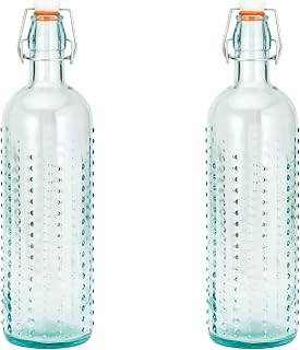 10 Strawberry Street Hermetic Glass Urchin Carafe, Set of 2