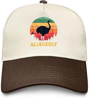 Allegedly Emu Hat for Men Funny Dad Hats Funny Gifts for Men