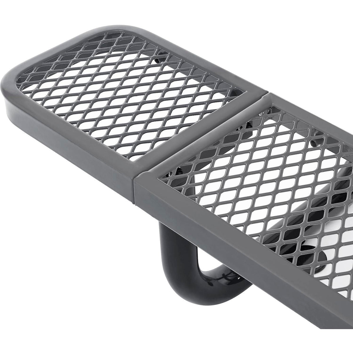Global Industrial Grey / Industrial / 96 inches x 30 inches x 29.5 inches Picnic Tables