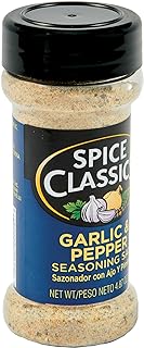 Spice Classics Garlic & Pepper Seasoning Salt, 4.87 oz (Pack of 12)