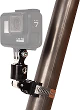 Joes Racing Products Camera Mount Clamp, Clamp-On, Adjustable, Go Pro Camera, Aluminum, Black Anodize, Each, 60200