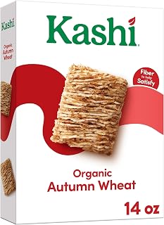 Kashi Breakfast Cereal, Family Breakfast, Organic Fiber Cereal, Autumn Wheat, 14oz Box (1 Box)