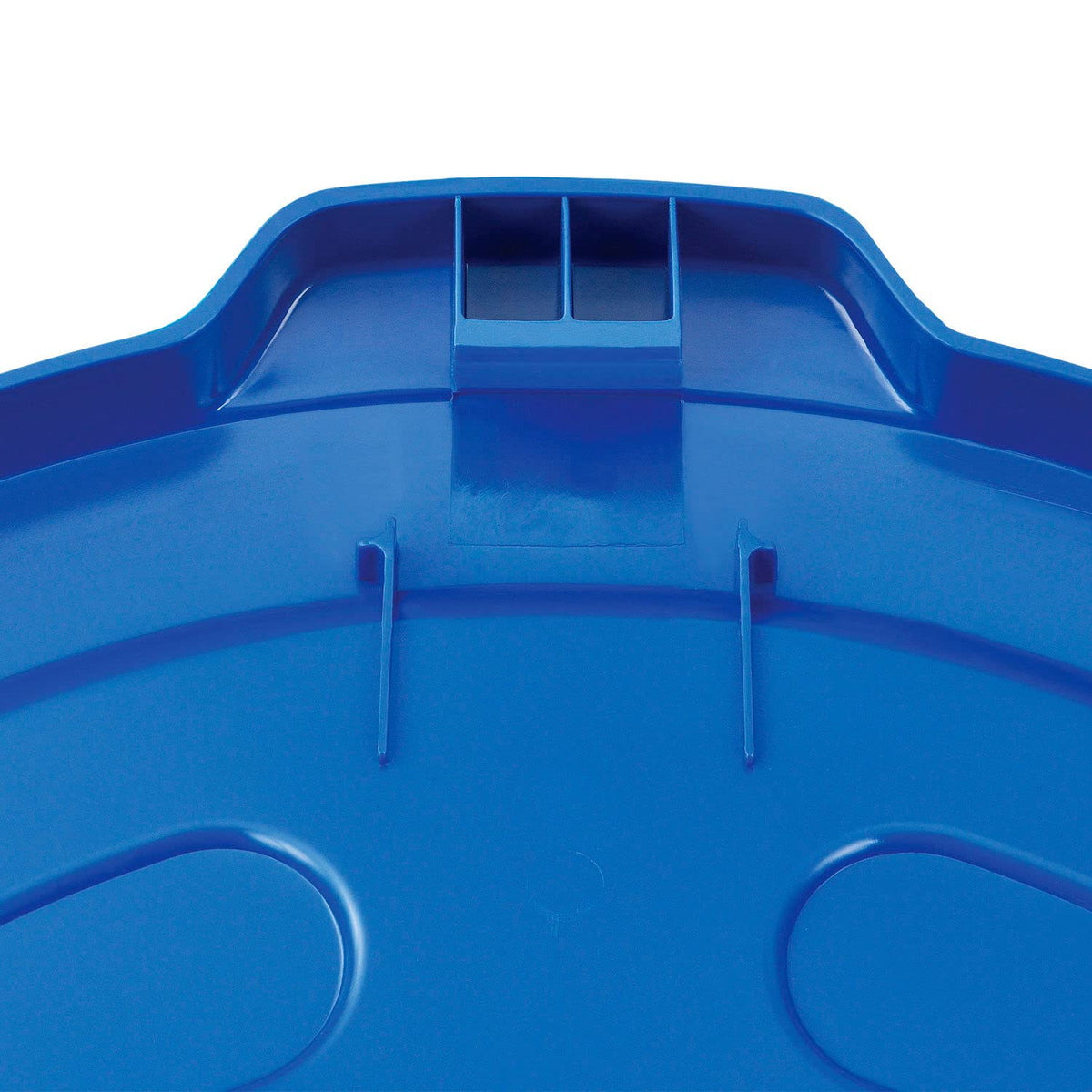 Global Industrial Blue / 27-1/2" Diameter x 2-1/2"H / Industrial Kitchen Trash Cans