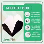 SOUTHERN CHAMPION TRAY Black / 6" x 4-3/4" x 2-1/2" / 6.0 liters Boxes