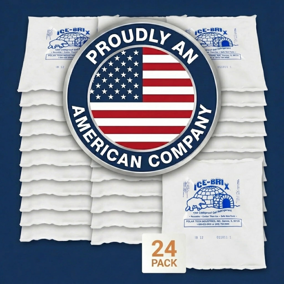 BOX USA Kraft / 1 / 24 Cold Packs