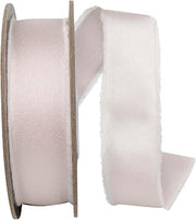 Reliant Ribbon Frayed Edge Silk Touch, Side Show Rose, 1 Inch, 25 Yards