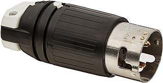 Hubbell CS8165C Locking Plug, 50 amp, 480V, 3 Pole and 4 Wire