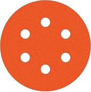 Dynabrade 79854: 3" 120 Grit Dynacut Extreme Orange Film Vac Hook Face Disc