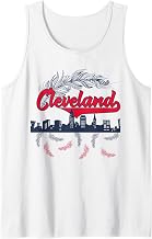 Retro Cleveland Native American Tribe Feathers Gift Tank Top