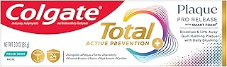 Colgate Total Plaque Pro Release Toothpaste for Gum Health, Mint, 3 oz