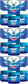 Vicks VapoRub, Original, Cough Suppressant, Topical Chest Rub & Analgesic Ointment, Medicated Vapors, Relief from Cough Due to Cold, Aches & Pains, 1.76oz Each (Pack of 9)