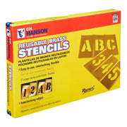 5" Numbers Stencil Set 15 pc by CH Hanson – One Size, Blend, Multi, Pack of 15, Model 10015