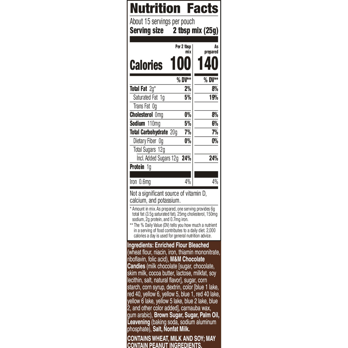 Cookie Mix with M&M's Milk Chocolate Candies by Betty Crocker – 13.3 Ounce (Pack of 1)