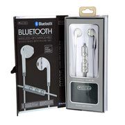 Bluetooth® Wireless Stereo Earbuds with Mic -White by SENTRY – Plastic, White, Model BT879
