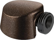 Moen Oil Rubbed Bronze Round Drop Ell Handheld Shower Wall Connector, A725ORB