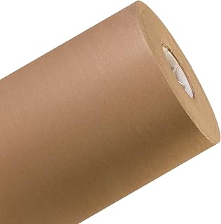 Delta Paper Shipping Paper Roll 24"L, 1-Pack | Large Kraft Paper Roll for Packing, Moving and Storage