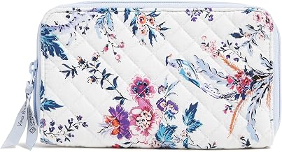 Vera Bradley womens Cotton Deluxe Travel Wallet With Rfid Protection