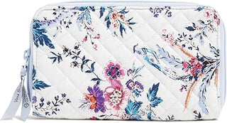Vera Bradley womens Cotton Deluxe Travel Wallet With Rfid Protection