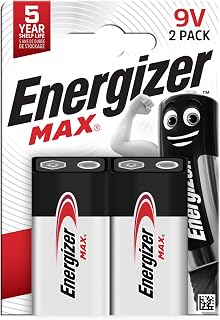 Energizer Battery 9V Max 2-pak, 235483