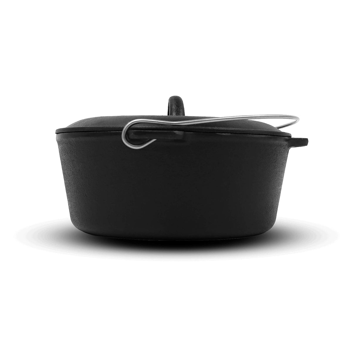 6 Piece Cast Iron Starter Kit by PIT BOSS – 10 inch, 12 inch, 10 inch camp oven, Cast Iron, Black, Pack of 6, Model 68016