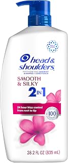 Head & Shoulders Shampoo + Conditioner Smooth & Silky 2 In 1, 28.2 Ounce