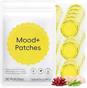 Dopamine Mood+ Patches, 30 Vegan Mood Support, Improve Well-Being | Plant-Based Formula, Mucuna Pruriens, Rhodiola, Lions Mane Extract, Help Keep Focused, Happy & Sharp