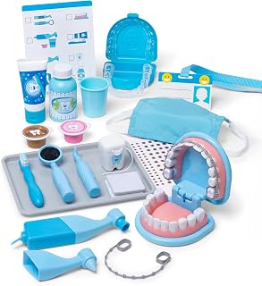 Melissa & Doug Super Smile Dentist Play Set, 25-Piece Dentist Kit with Oversized Teeth, Large Tools & Accessories, Kids Toys for Girls & Boys 3+ (Pack of 6)