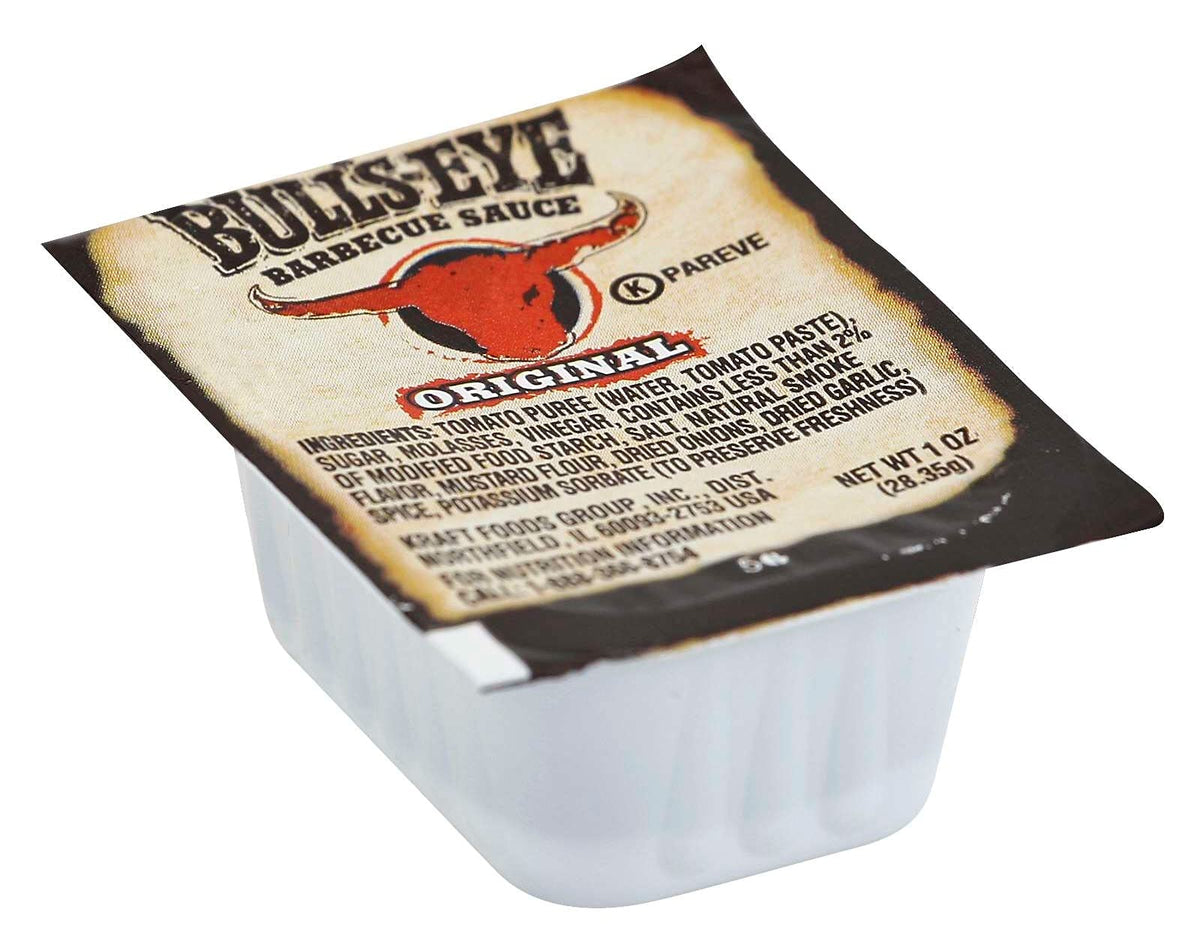 Bulls Eye Original Barbecue Sauce by BULL'S-EYE – 1 Ounce, Pack of 100