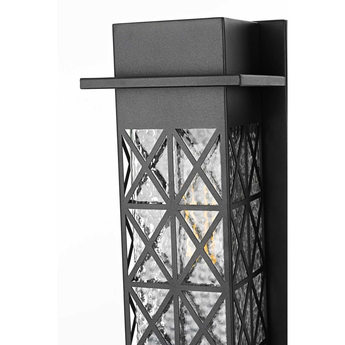 Wildey One Light Outdoor Wall Sconce Black by Lighting Design – Iron, Black, Model OD361W16BK