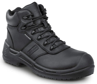 Mens 6 Black MaxTRAX Soft Toe Waterproof SRO Boot 10.0 M by SR Max – 10, Leather, Black, Model Cascade