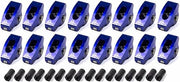 Scorpion Racing 1013 1.6 SBC 7/16 .150 Offset Blue Race Series Rocker Arms Set of 16