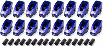 Scorpion Racing 1013 1.6 SBC 7/16 .150 Offset Blue Race Series Rocker Arms Set of 16