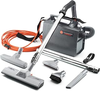 Hoover Commercial PortaPower Lightweight Canister Vacuum Cleaner | Bagged Canister Vac with Attachments, 2-in-1 Vac and Blower, Corded Vacuum Cleaners for Commercial Use