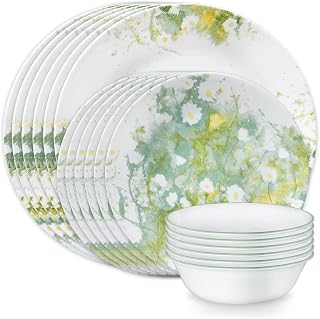 Corelle Beverly 18-Piece Round Dinnerware Set, Service for 6