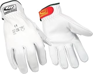 Ansell RINGERS R-664 Mechanical Protection Gloves - Size 7, White (Pack of 1)