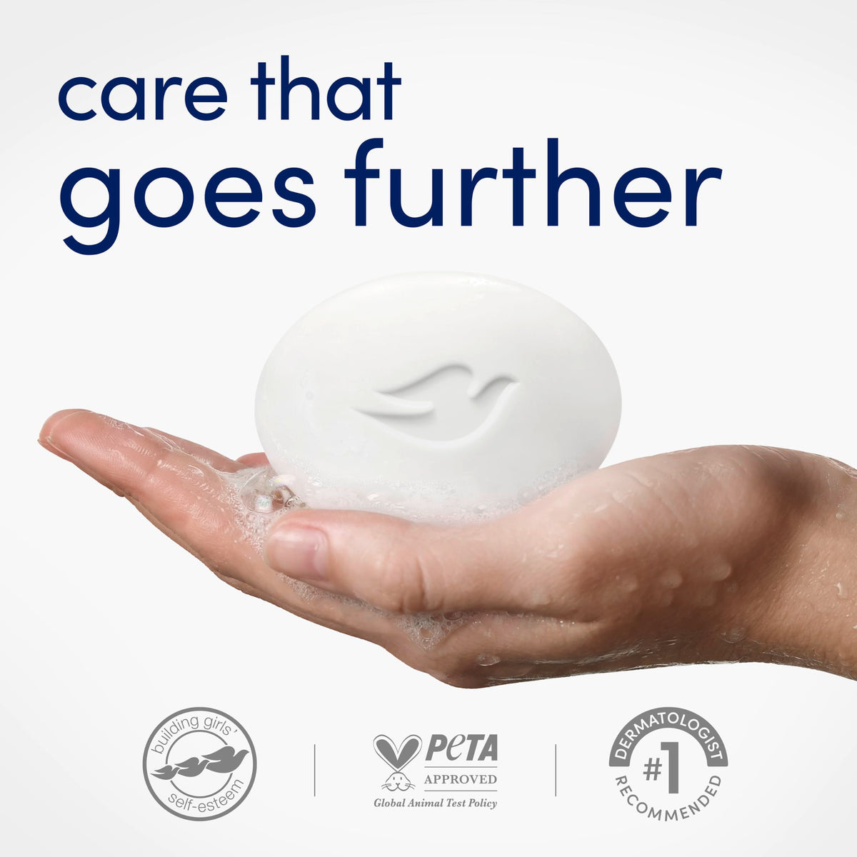 Beauty Bar Soap Sensitive by Dove – 3.75 Ounce (Pack of 6), White, Pack of 6