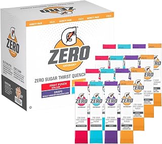 Gatorade G Zero Powder Variety Pack - 40 count - Gatorade Powder Packets - Gatorade Zero Powder Packets - Gatorade Powder Zero - Gatorade Zero Sugar - Gatorade Powder Mix Variety - Gatorade Sugar-Free Hydration with Essential Electrolytes