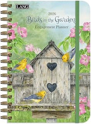 Lang, Birds in the Garden 2026 Planner, 6.5'' X 9'', Weekly Calendar with Stapled Binding