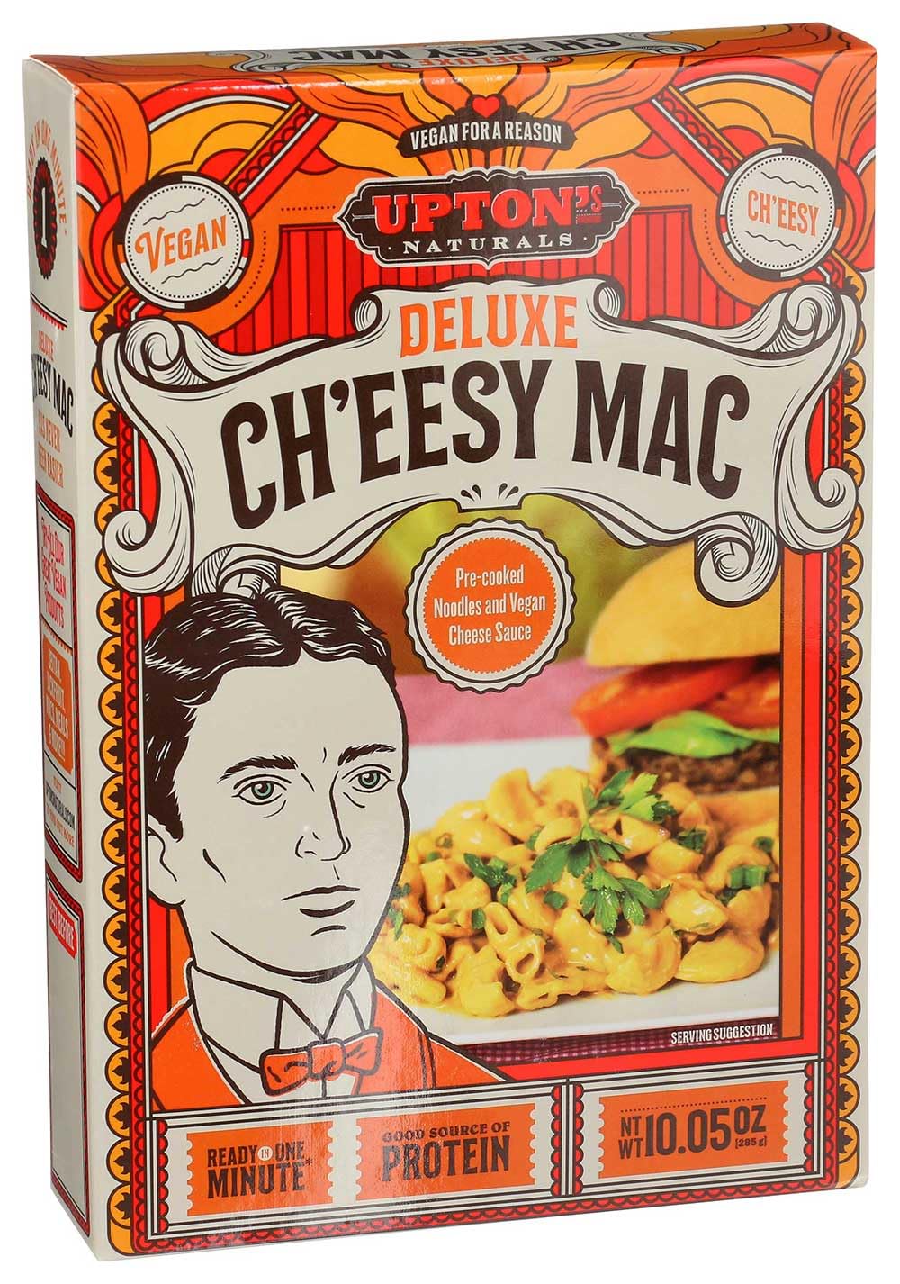 Upton’s Naturals Ch'eesy Mac - 10.05 oz boxes (Pack of 6) by Upton's Naturals – 10.05 Ounce (Pack of 6), Pack of 6