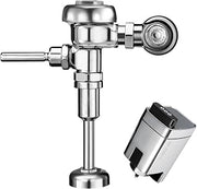 Regal 186 Urinal Flushometer, 3982604 & Sloan EBV-500-A Retrofit, 3325500 Bundle - Fixture Connection Top Spud, 0.125 GPF Manual Flush Valve, Exposed Side Mount Sensor, 72 Hour Sentinel Flush