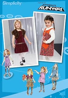 Simplicity Project Runway Pattern 2574 Toddler Jumper and Lined Shrug Sizes 1/2-1-2-3