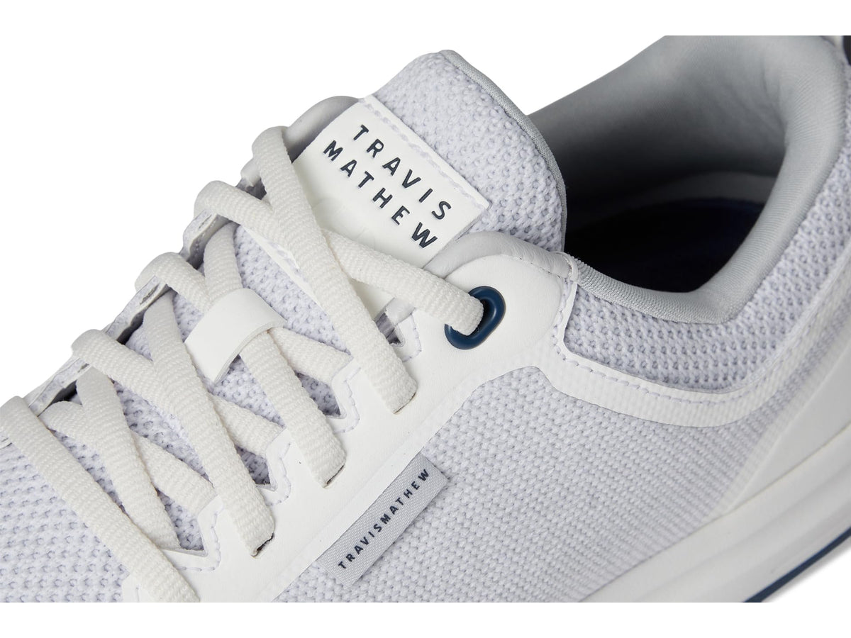 Men THE Daily PRO Hybrid Shoe by TravisMathew – 12, Polyester, Heather White, Model 1MAA224