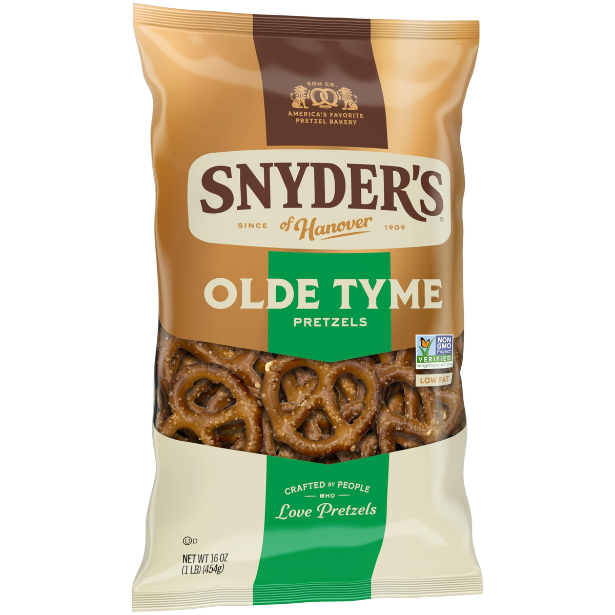 Old Tyme Pretzels by Snyder's of Hanover – 16 Ounce (Pack of 3), Model 80050