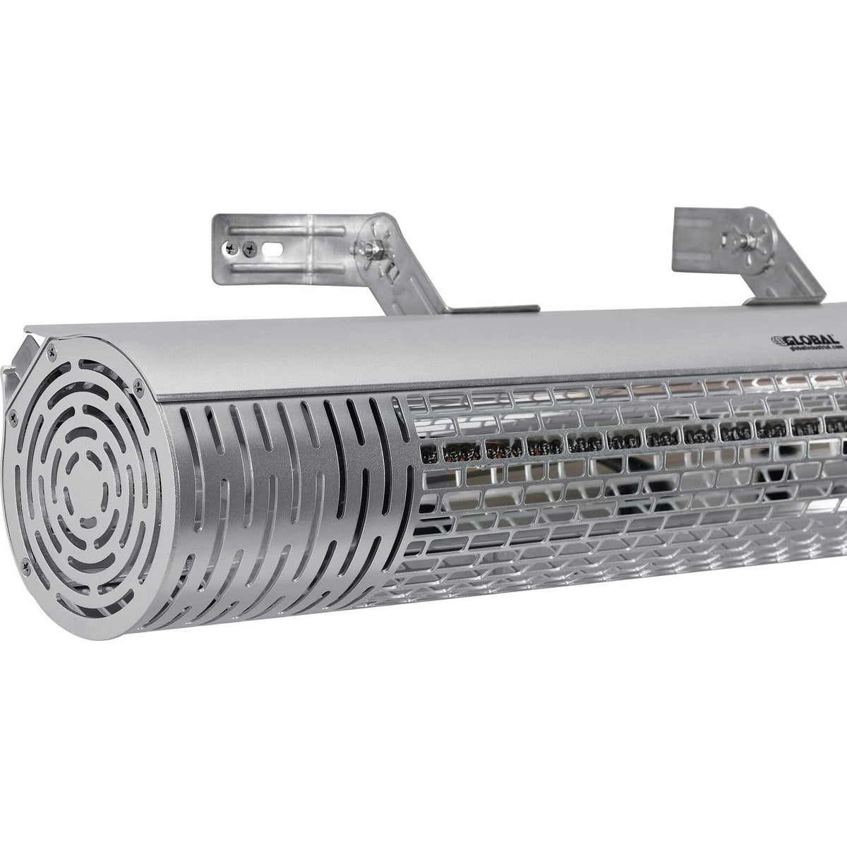Infrared Patio Heater W/Remote Control by Global Industrial – Aluminum, Black, Model MOON