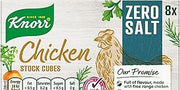 Knorr Zero Salt Chicken Stock Cubes 8x9g (0.31oz)