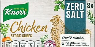 Knorr Zero Salt Chicken Stock Cubes 8x9g (0.31oz)