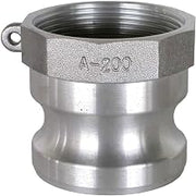 BE Pressure 90.390.112, 1-1/2" Aluminum Camlock Fitting, Male Coupler x FPT Thread